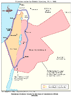 Thumbnail of Map of Palestine Under British Mandate 1923-1948